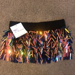 Outer Space Mini Sequin Skirt